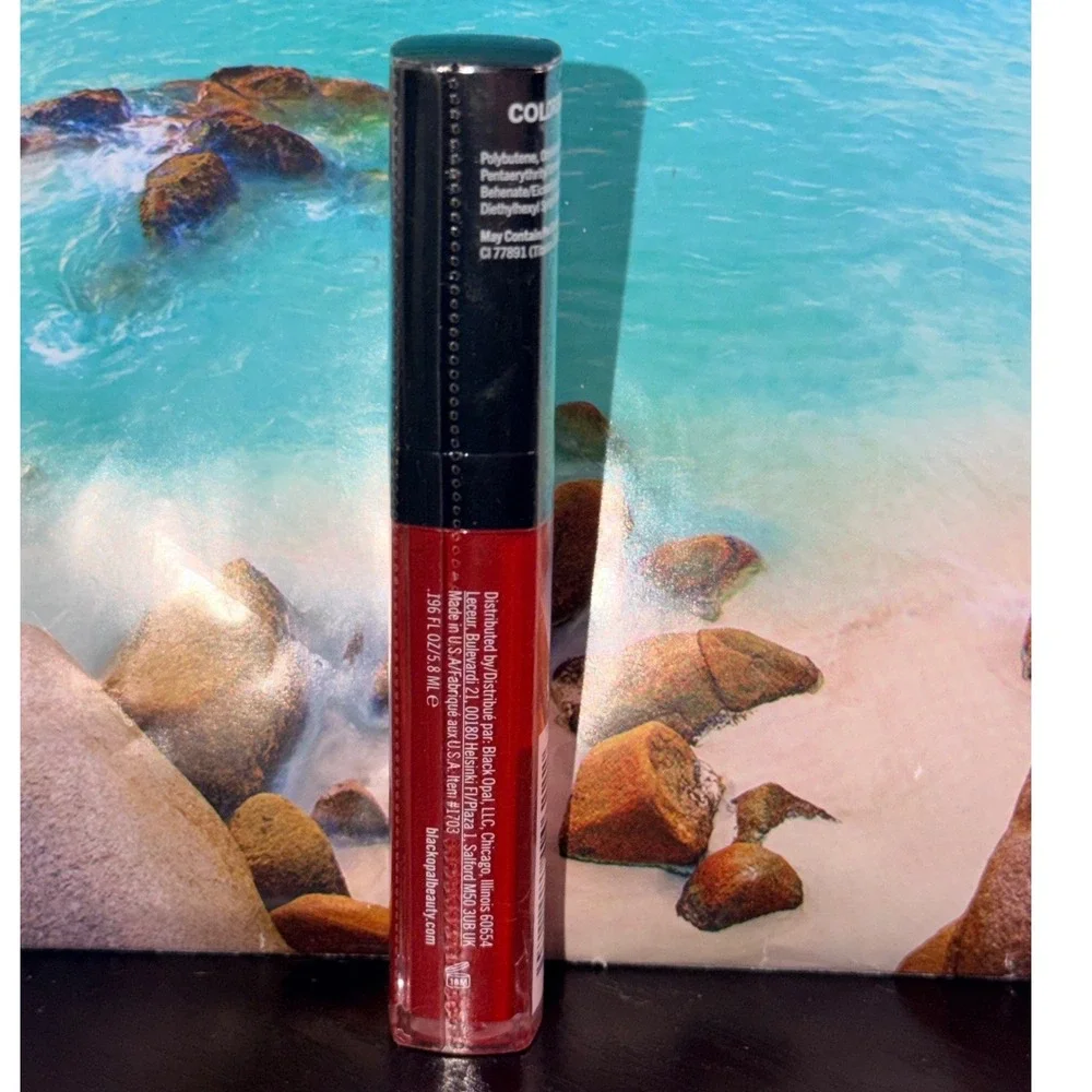BLK/OPL Black Opal Colorsplurge High Shine Lip Gloss Dynamo 1020A Red New Sealed